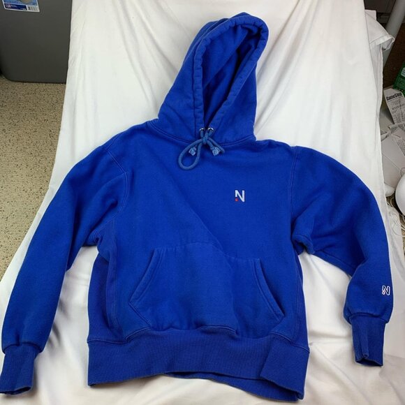 Authentic Nelkboys OG N logo hoodie. Dark blue size men’s small Nelk first ever - Picture 1 of 3